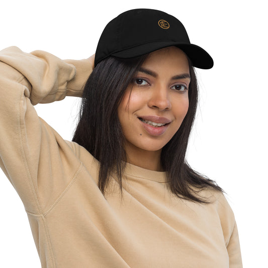 FAEQLO ORGANIC COTTON GOLD LOGO CAP