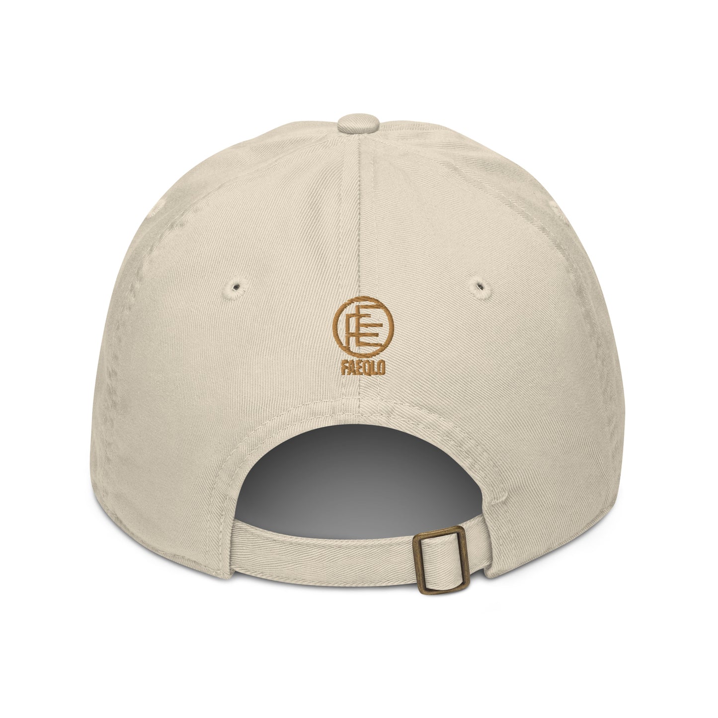 FAEQLO ORGANIC COTTON GOLD LOGO CAP