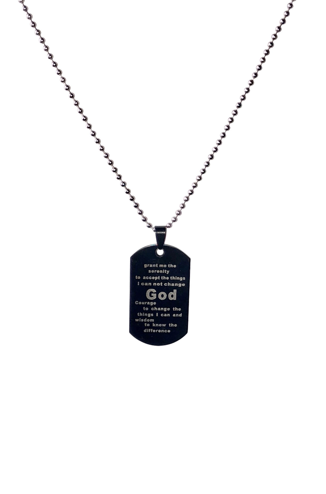 Grant me serenity pendant