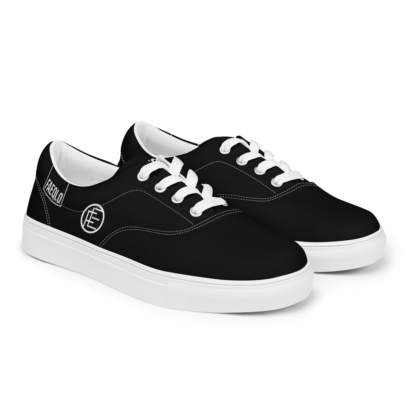 Men’s FAEQLO canvas 1 (black, white).