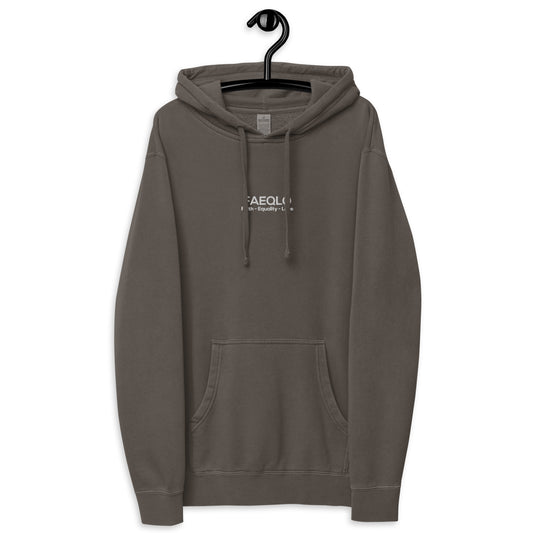 FAEQLO Premium Emboirded Unisex Pigment-dyed Hoodie