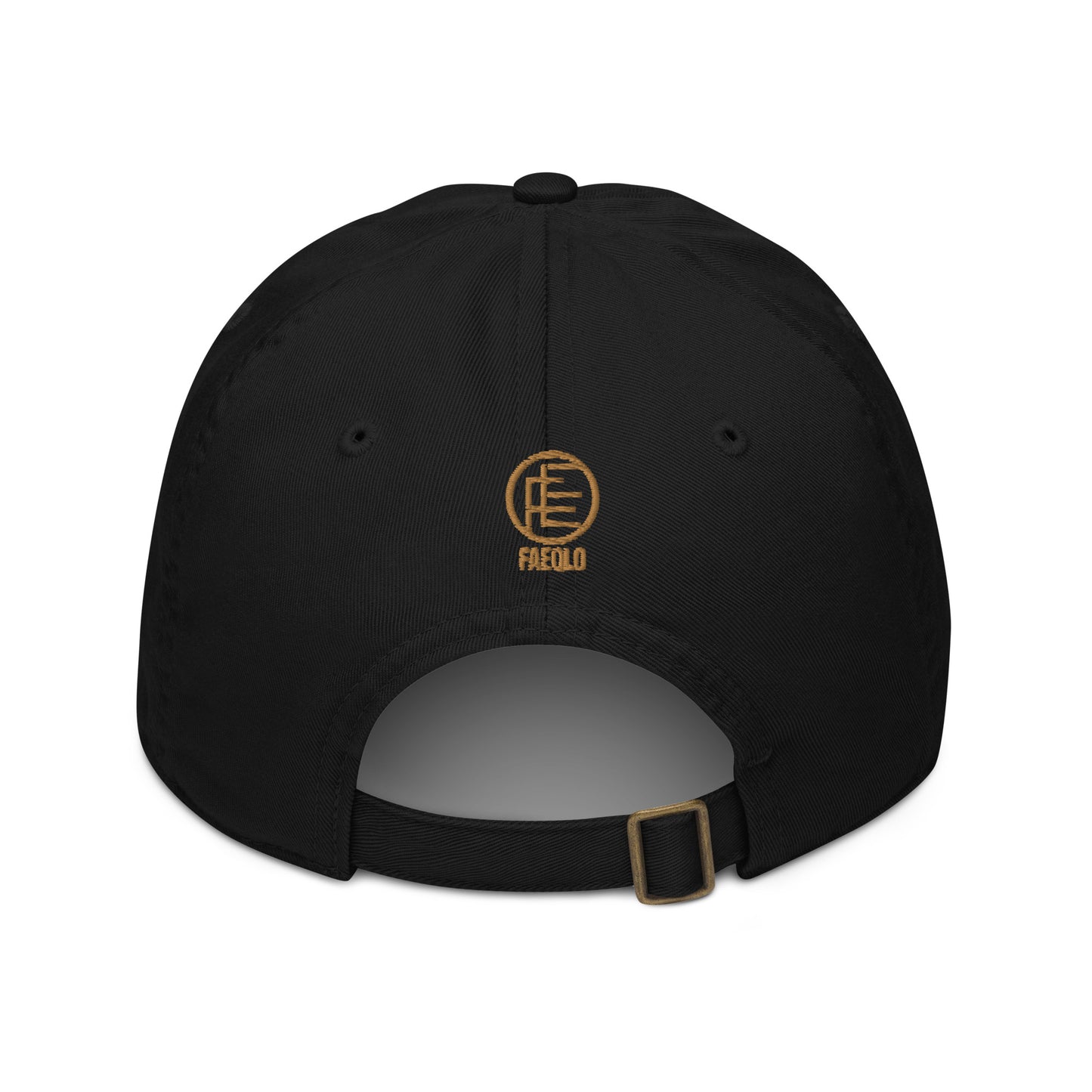 FAEQLO ORGANIC COTTON GOLD LOGO CAP
