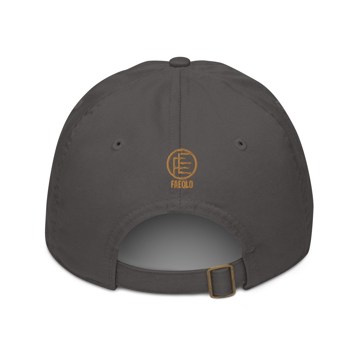 FAEQLO ORGANIC COTTON GOLD LOGO CAP
