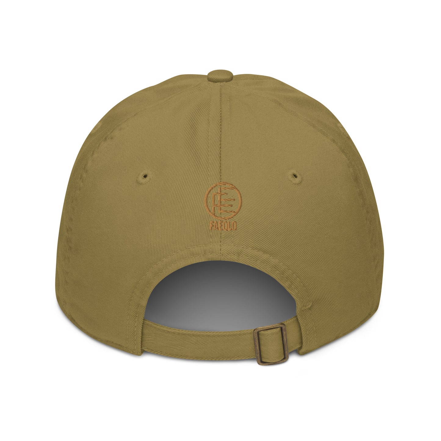 FAEQLO ORGANIC COTTON GOLD LOGO CAP