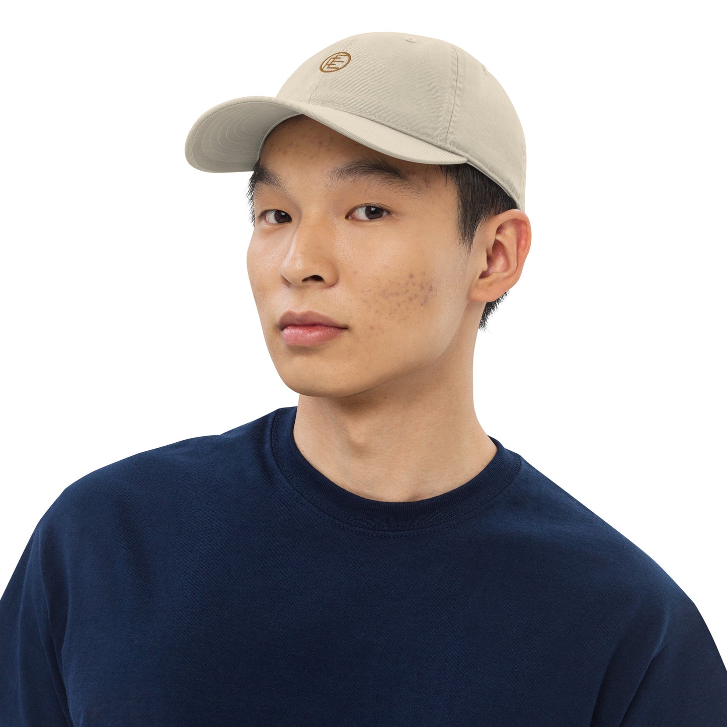 FAEQLO ORGANIC COTTON GOLD LOGO CAP
