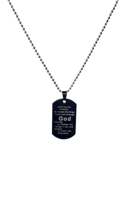 Grant me serenity pendant