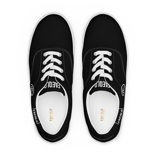 Men’s FAEQLO canvas 1 (black, white).