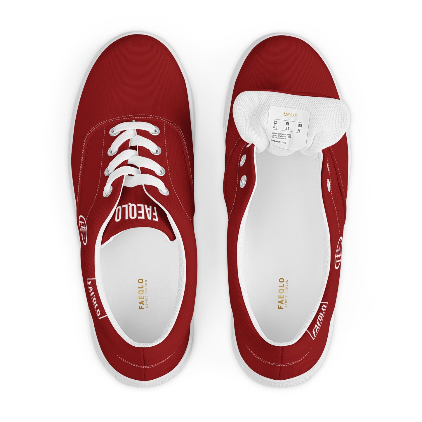 Women’s FAEQLO Ruby Red       Canvas 1